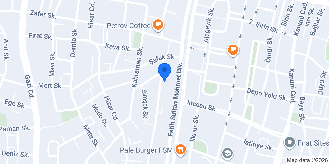 Plan B Mimarlık konumu