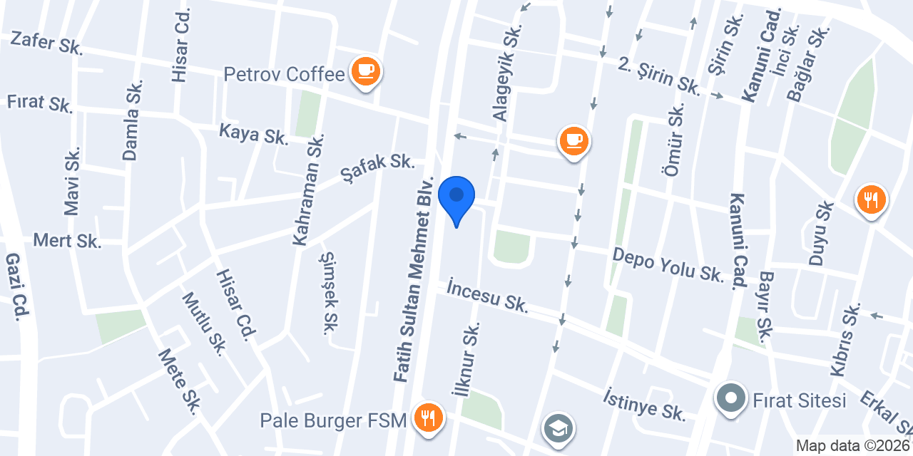 Cajun Corner Bursa FSM konumu