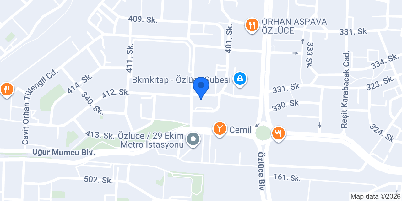 1001Noch Özlüce konumu