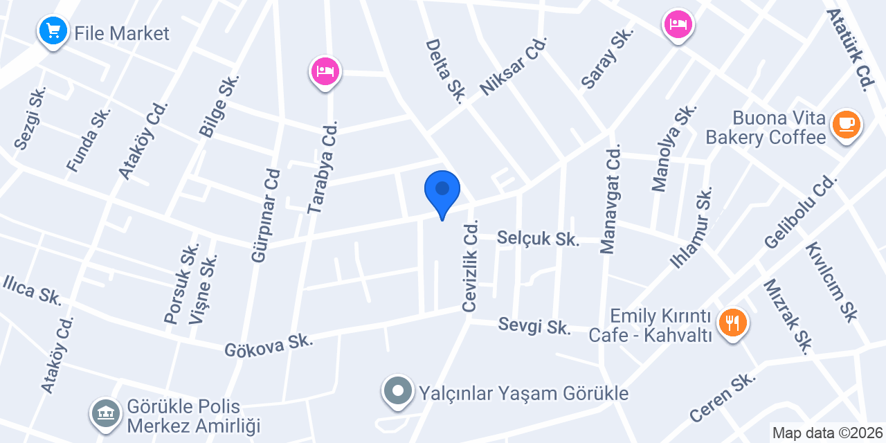 Biberzade Çiğköfte Görükle konumu