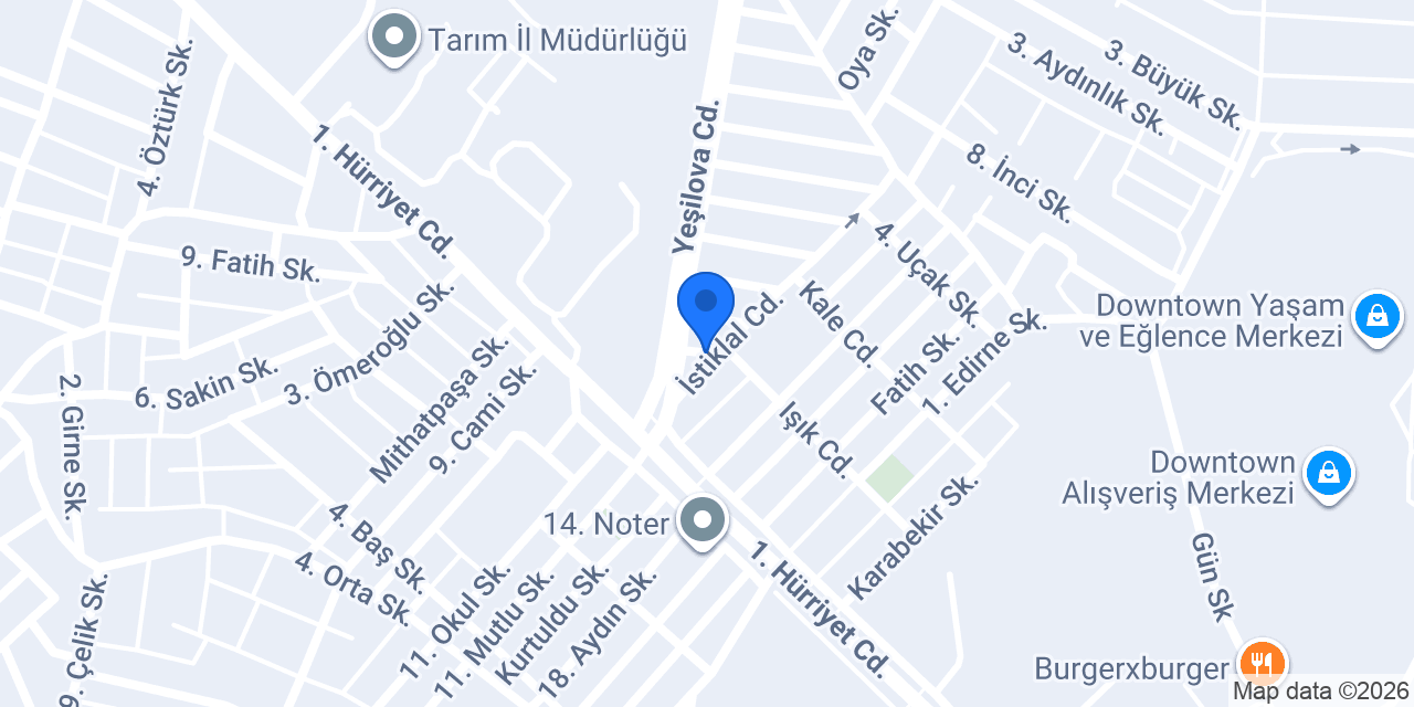 Necdet Pamir Polis Merkezi Amirliği konumu