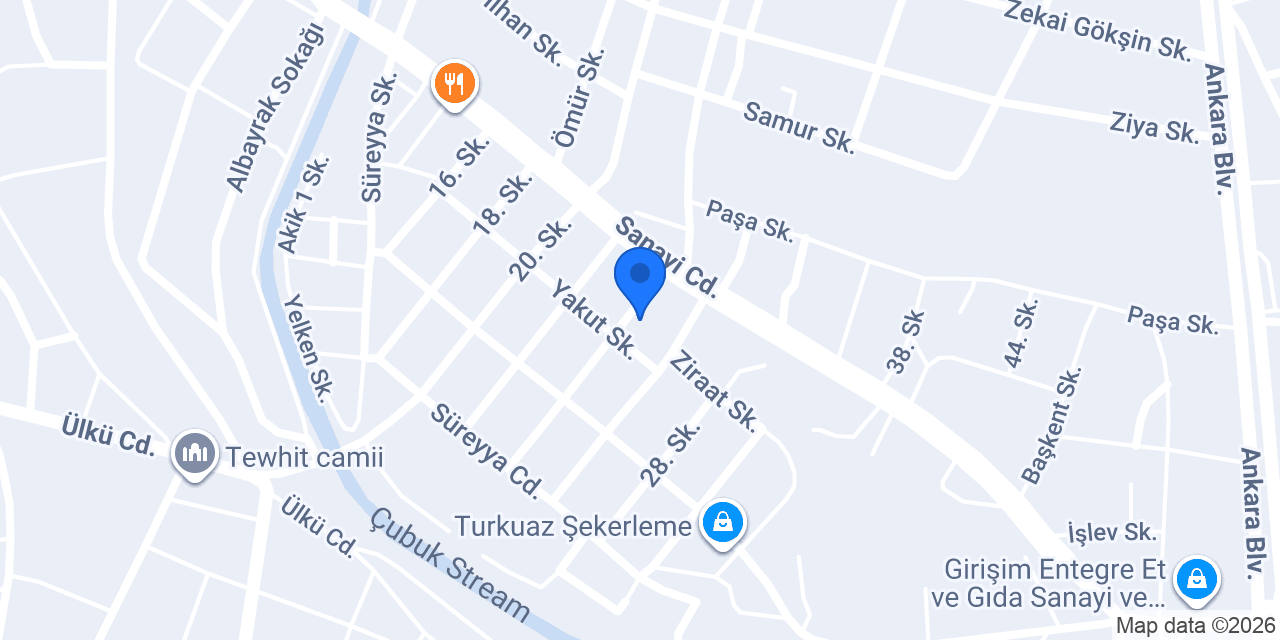 Yılmaz Oto Elektrik konumu