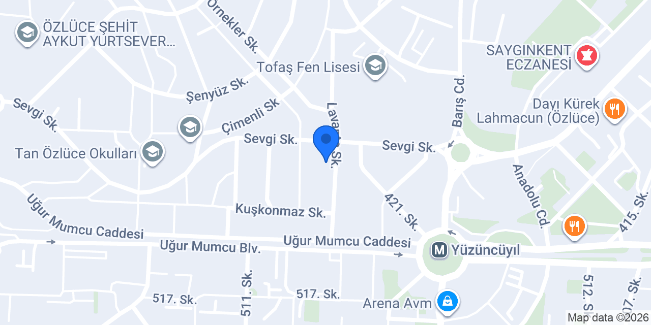 Özel Tohum Anaokulu konumu