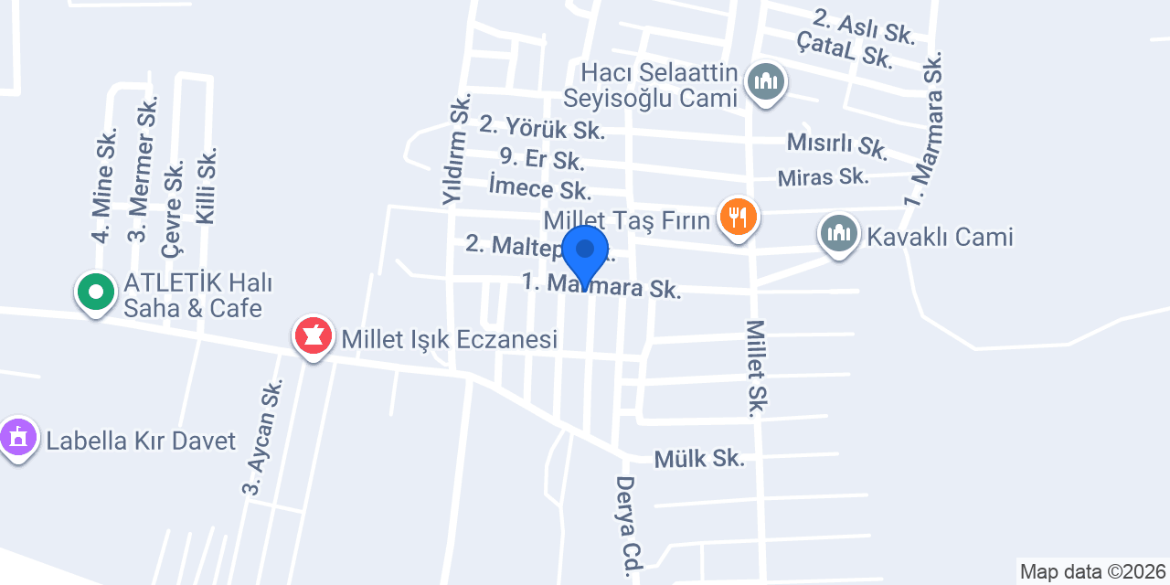 Tekbir Pide Salonu konumu