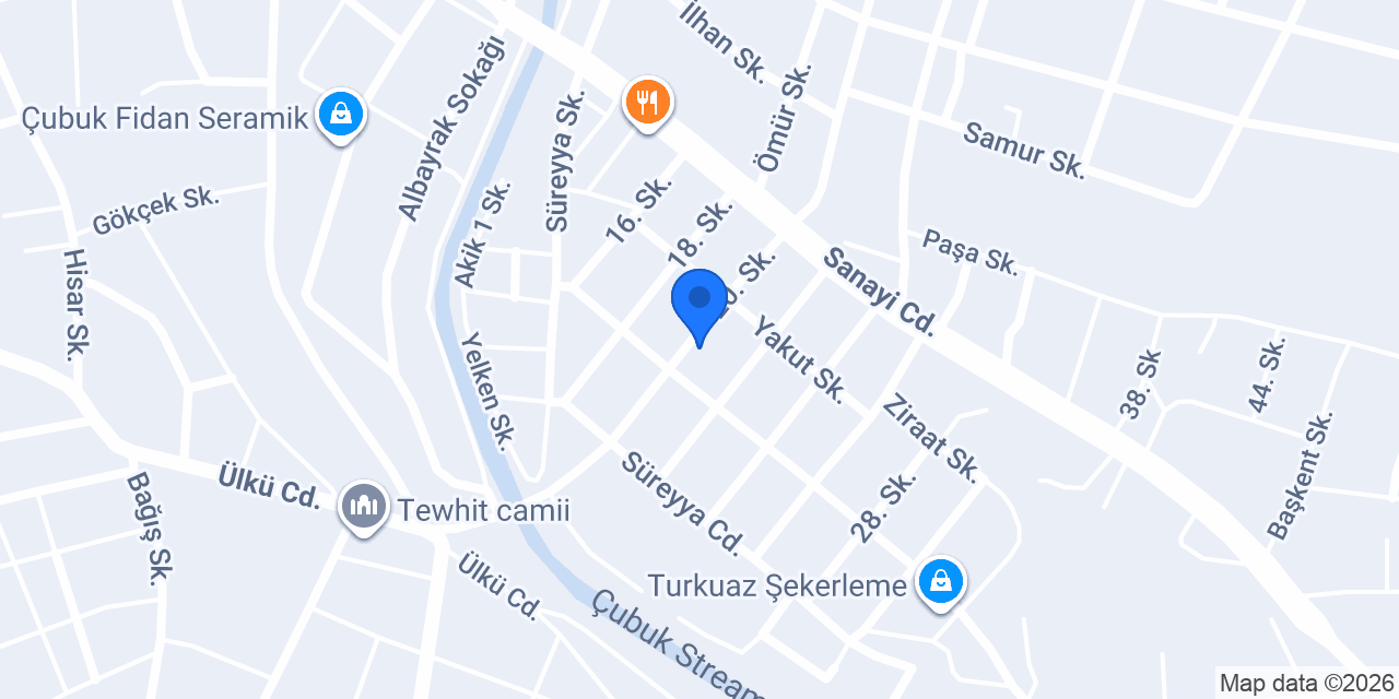 Damla Grup Oto Yedek Parça konumu