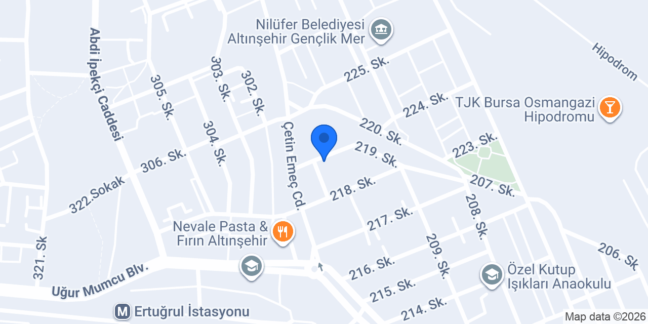 Petika Veteriner Kliniği konumu
