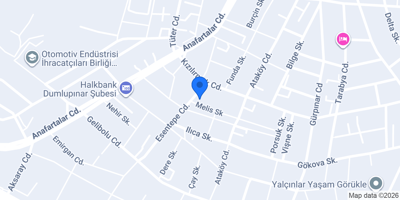 Kösen Fırın 2. Şube konumu