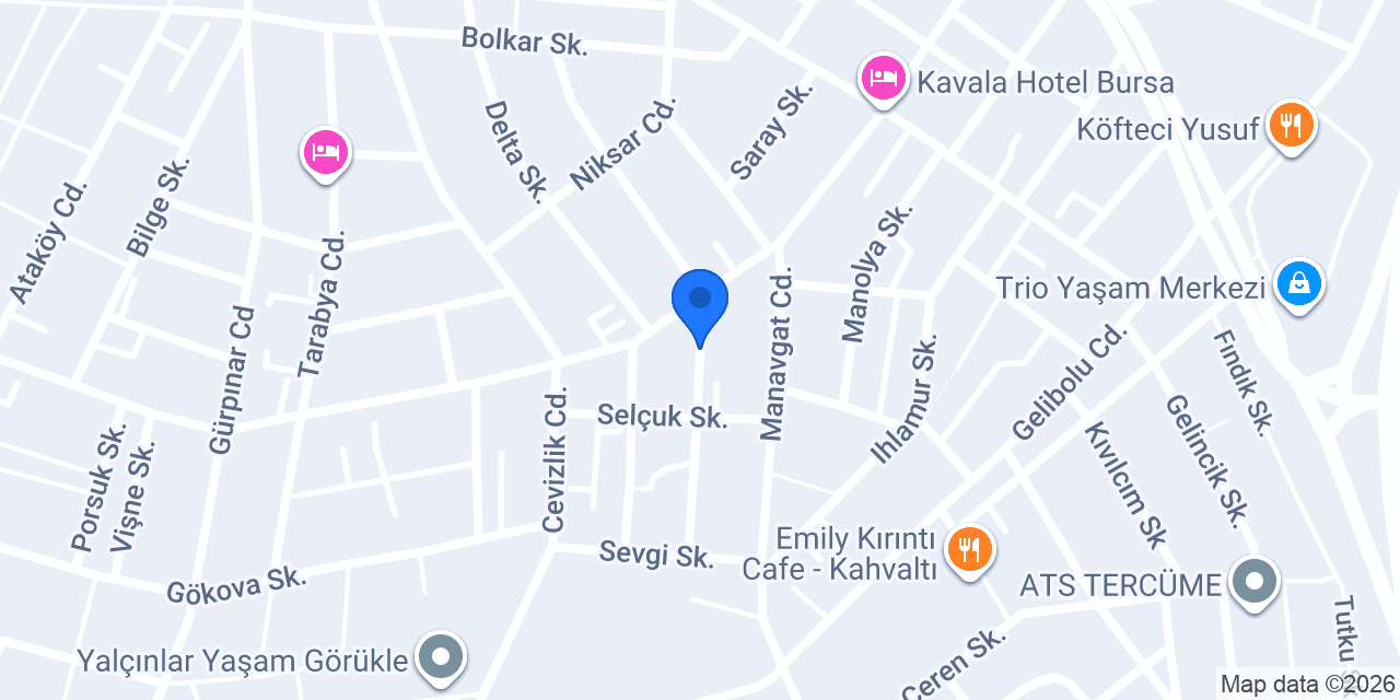 SMMM Aliye ÖZTÜRK konumu
