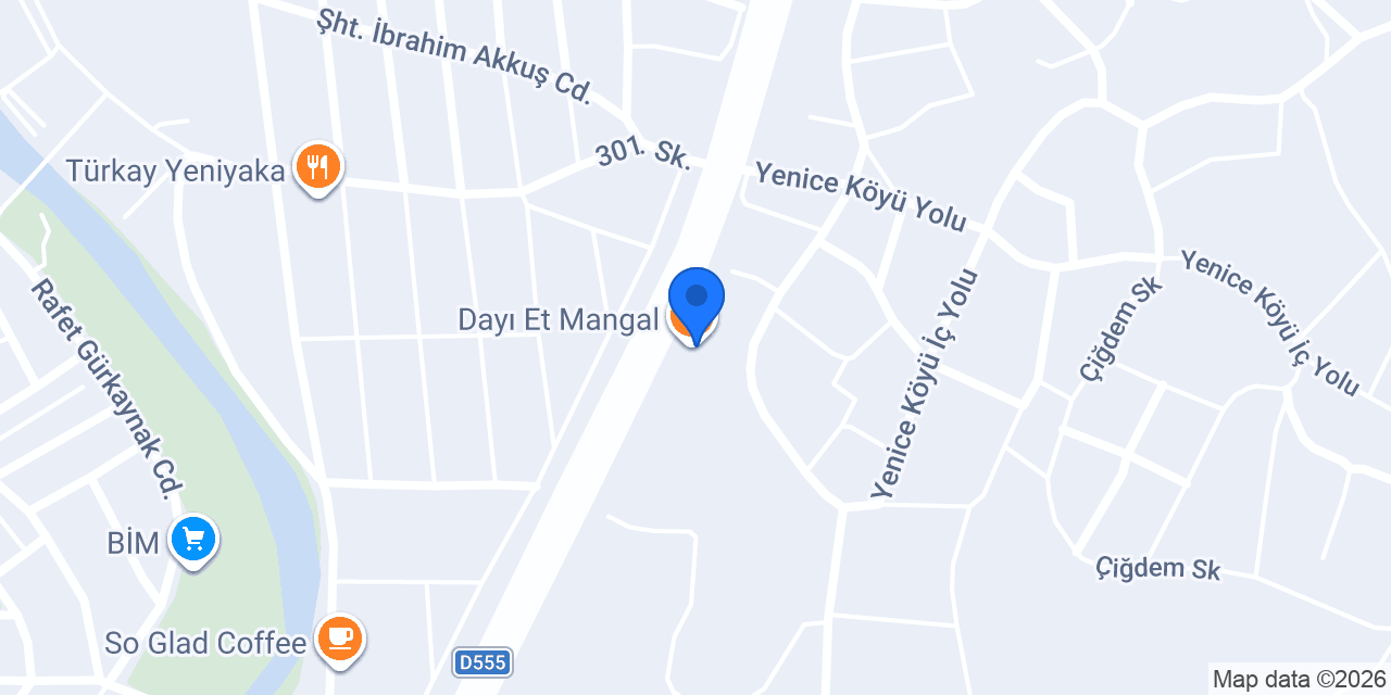 Dayı Et Mangal konumu