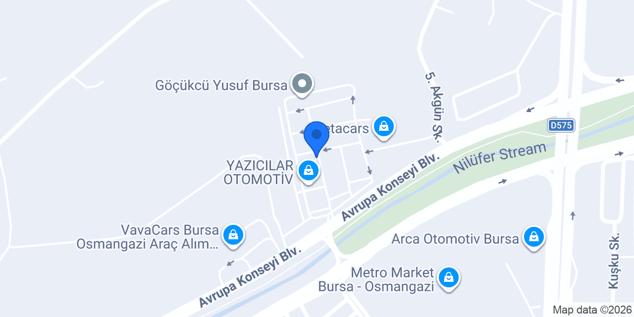 GÜRCARS konumu