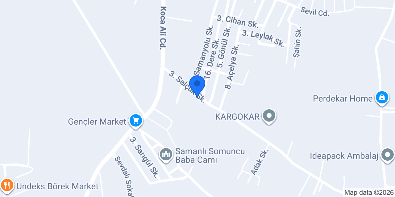 Micron Tekstil konumu