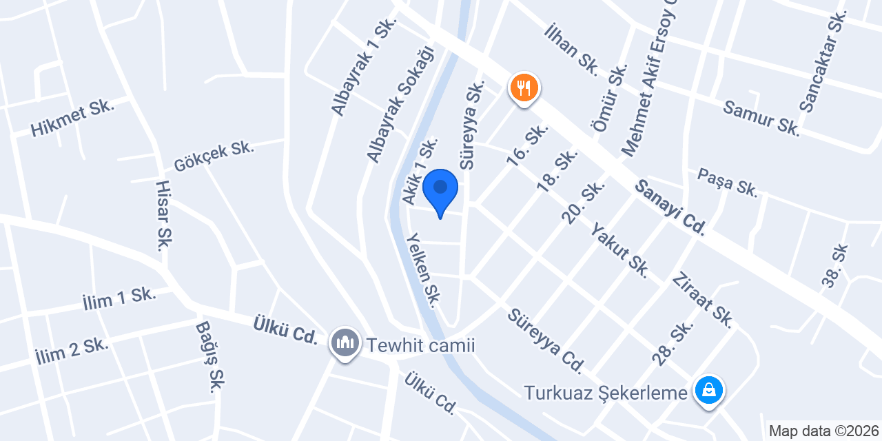 Bizim oto Kaporta & Egzoz& Boya konumu
