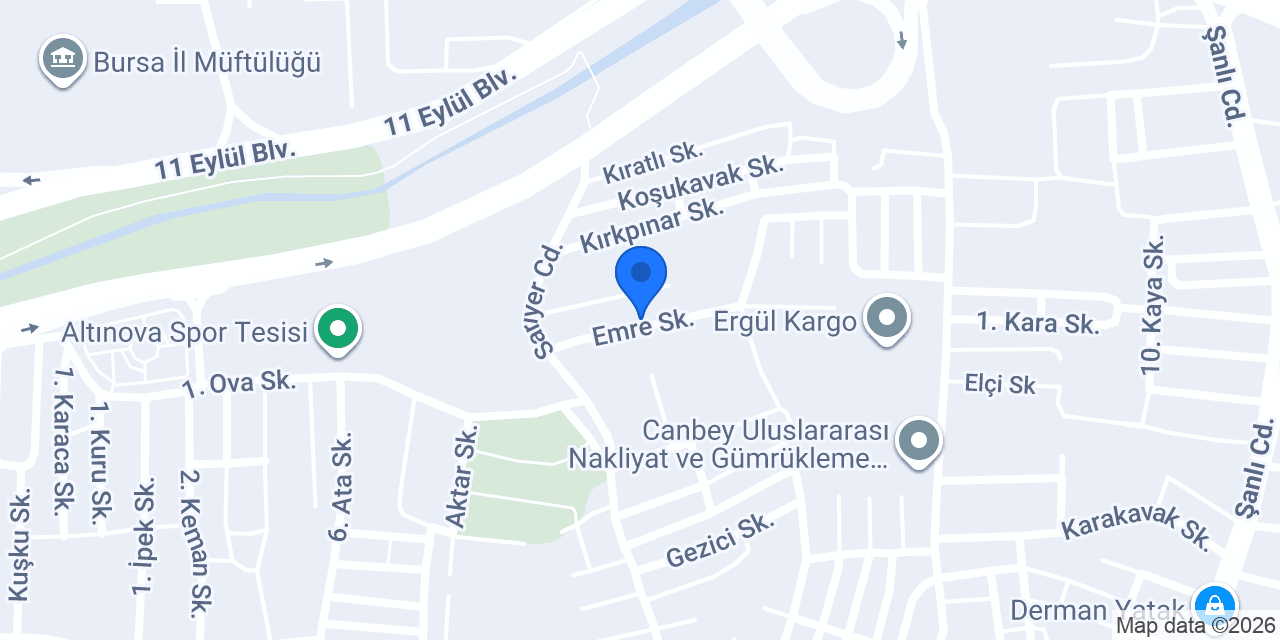 NR YAPI PAKWİN PVC KAPI PENCERE ÜRETİMİ konumu