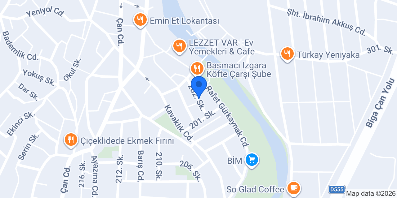 Akarsu tesisat konumu