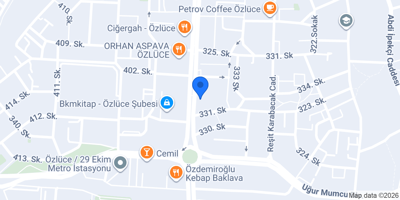 Ziraat Bankası Özlüce/Bursa Şubesi konumu