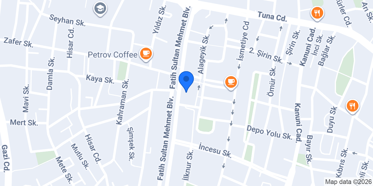 Sancak Hukuk Bürosu konumu