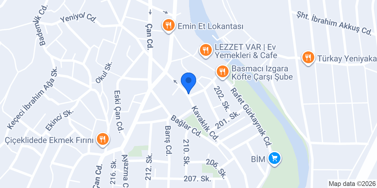 Toprağım Olsun - Biga Şubesi konumu
