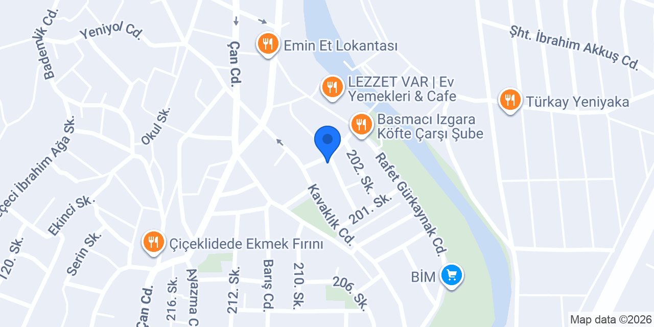 Çakır Döşeme konumu