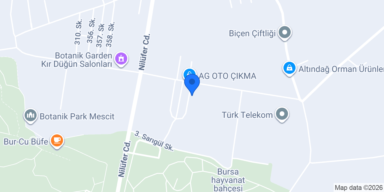 Uzgur Fidancılık konumu