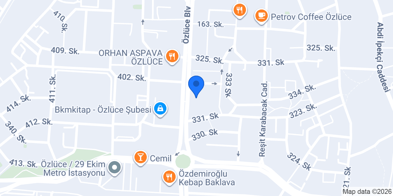 Özgür Moda konumu