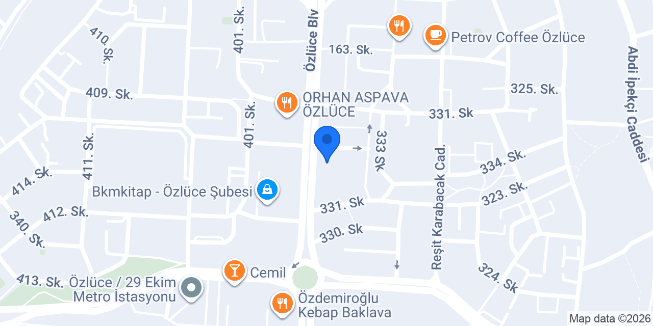 Diş Hekimi Ayhan Özdemir konumu