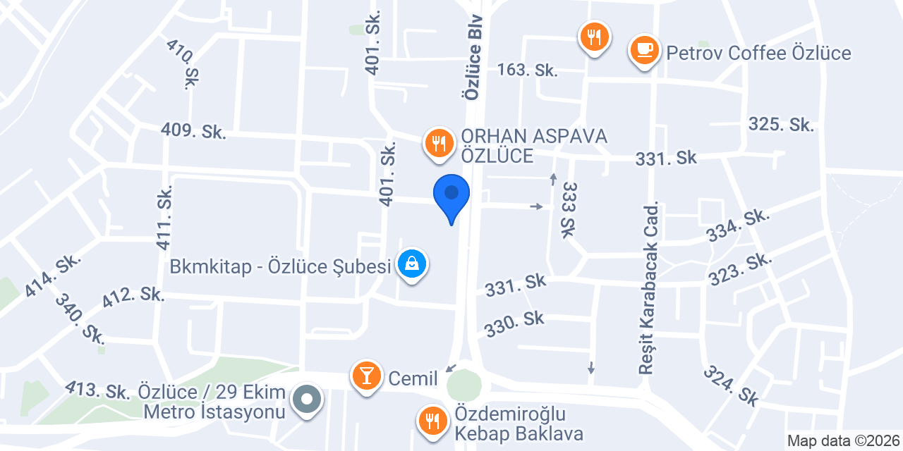 Ahmet Özdemir Hair Studio konumu