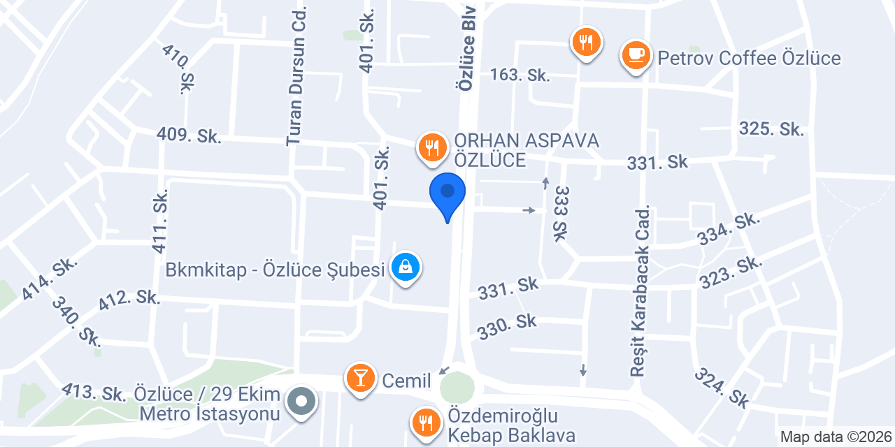 Fizyoelif Fizyoterapi ve Egzersiz Danışma Merkezi konumu