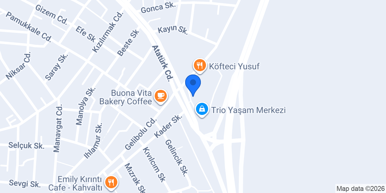 Trio Suites Hotel Görükle konumu