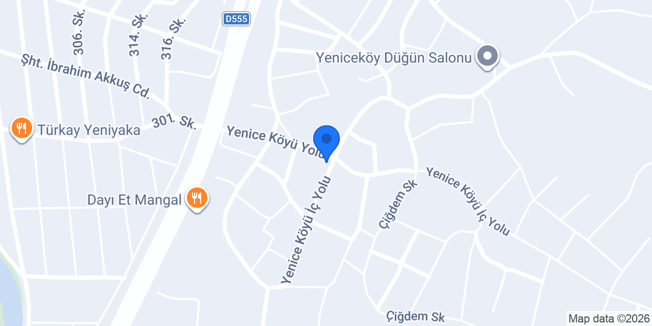 Yenice Köyü Muhtarlığı konumu