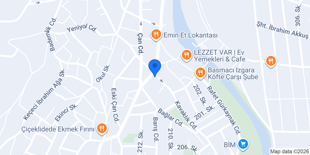 BİGA LOKANTASI 7/24 konumu