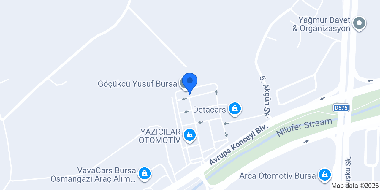 Baydaroğlu otomotiv konumu