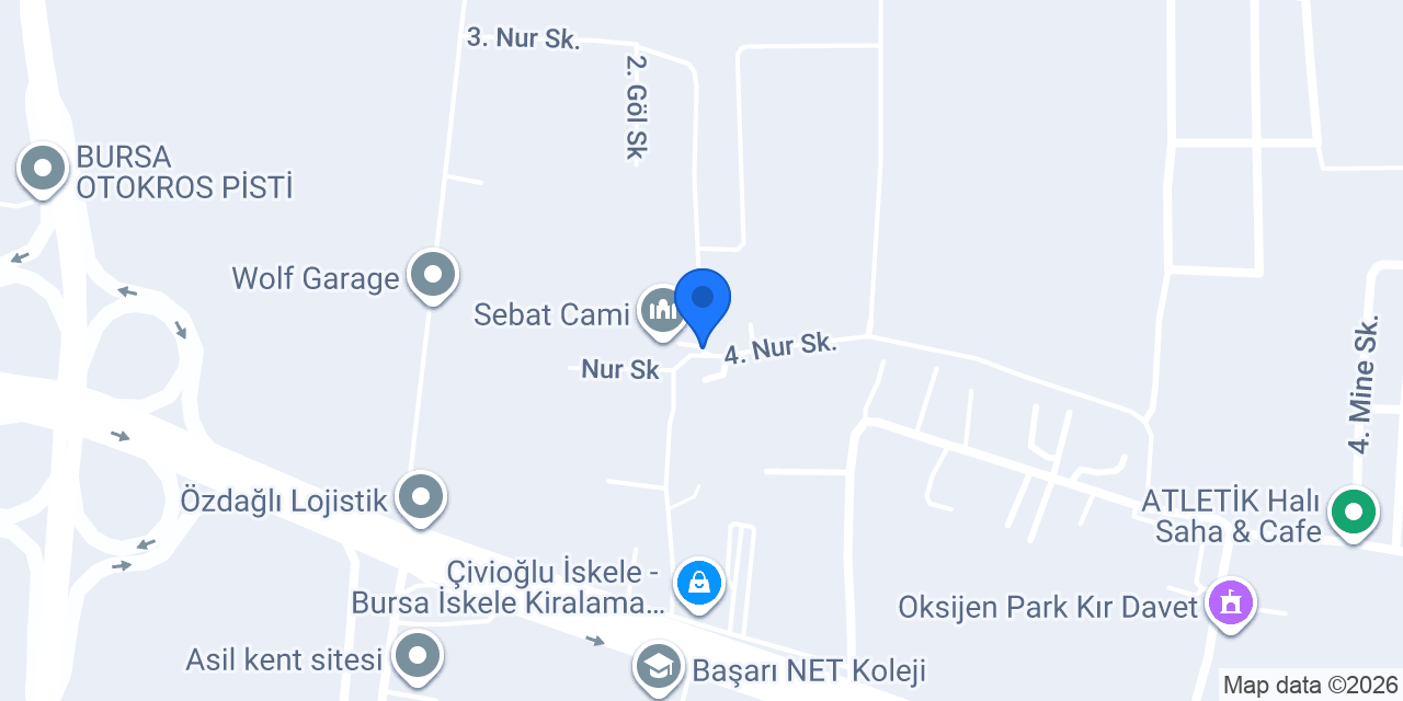 Çubukçu et ve süt çiftliği konumu