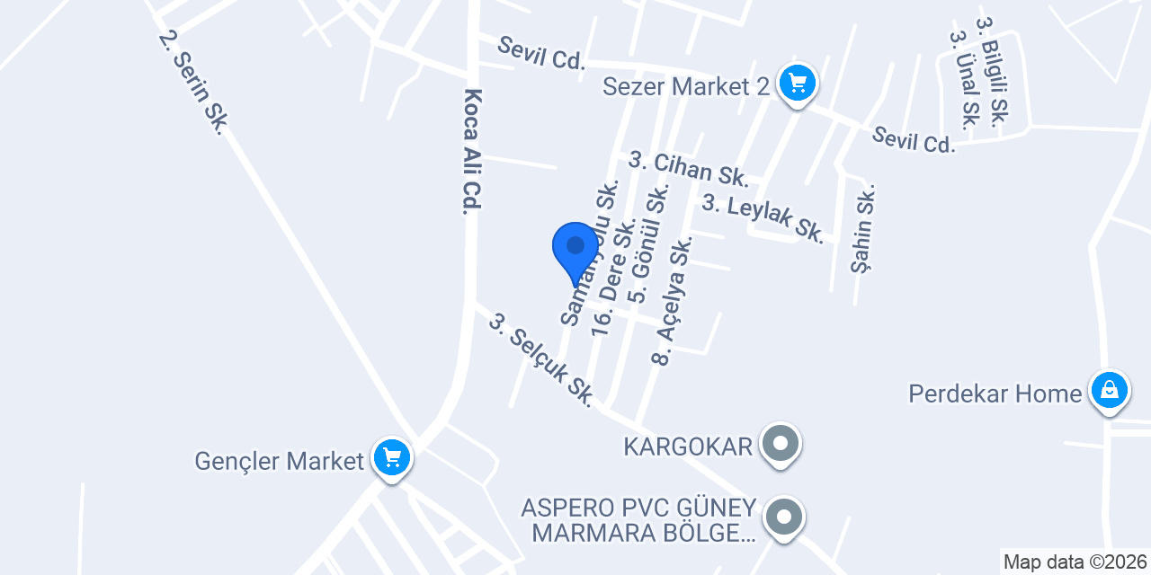 AYVAZ MOBİLYA DEKORASYON konumu