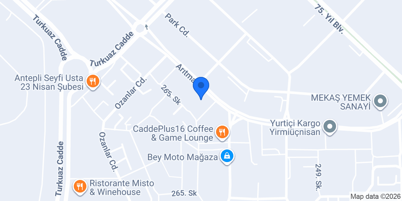 Yurdacan Motorlu Araçlar konumu