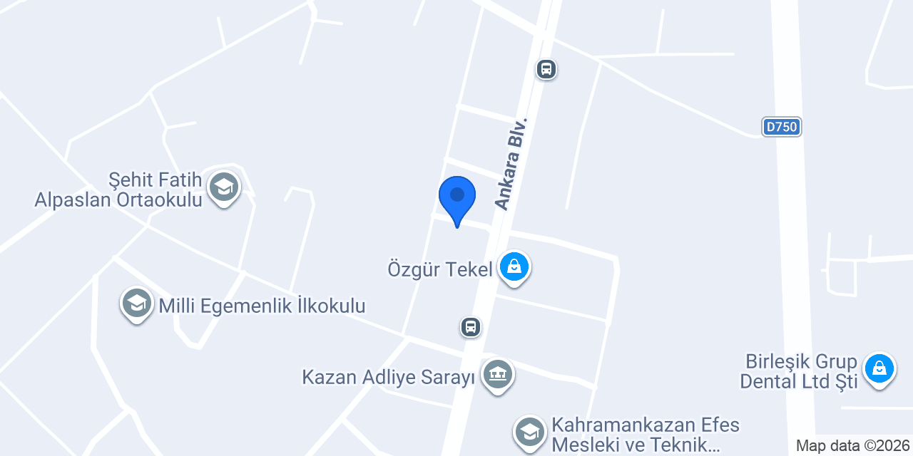 Kazan Konak Taksi konumu