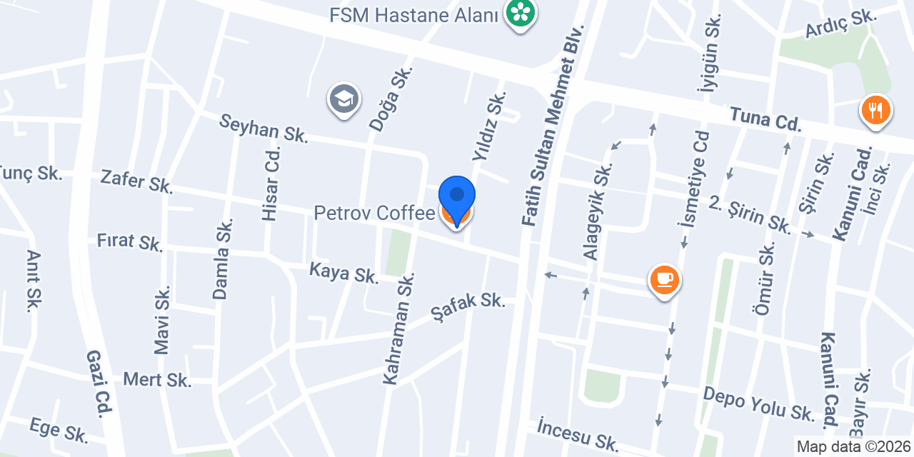 Petrov Coffee konumu