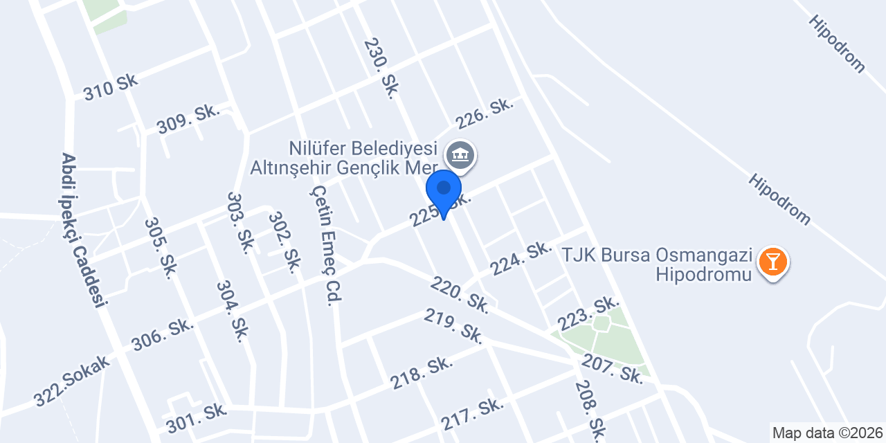 Altınşehir Olgun Gençlik Merkezi konumu
