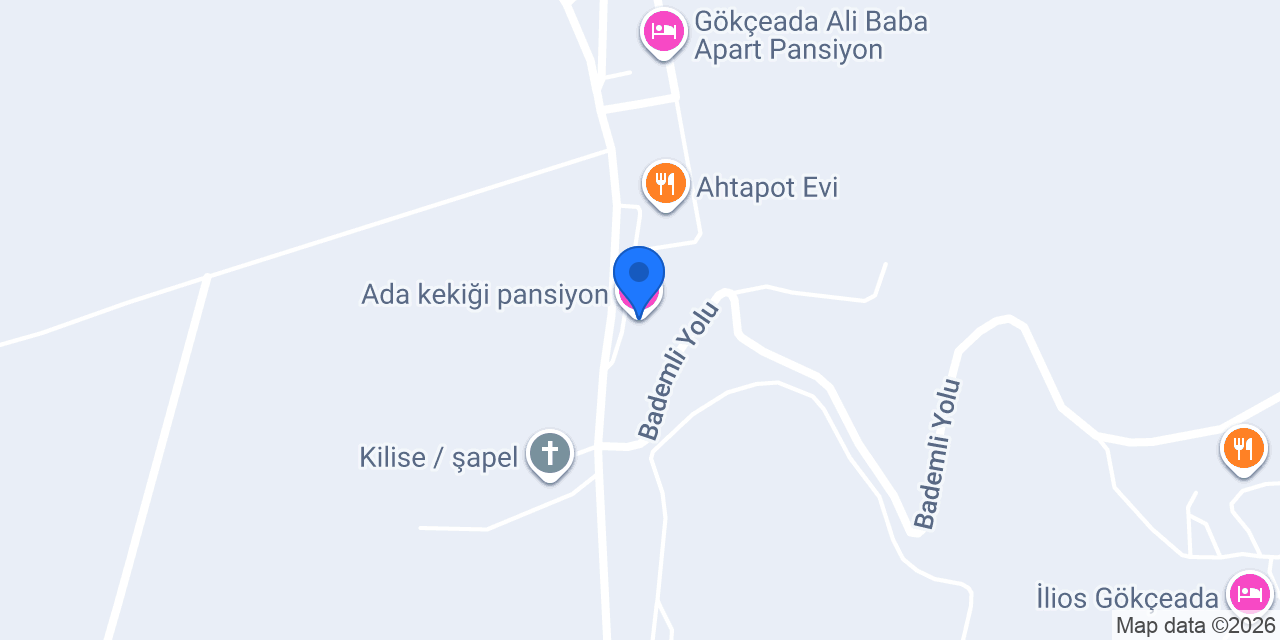 Ada kekiği pansiyon konumu