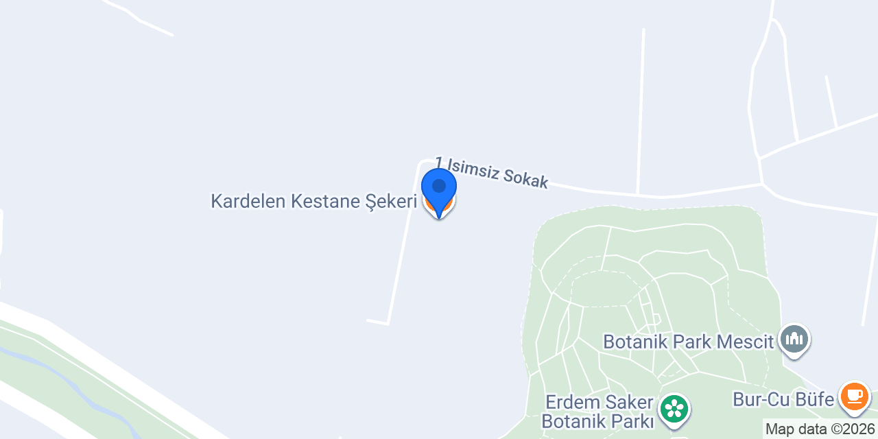 Kardelen Kestane Şekeri konumu