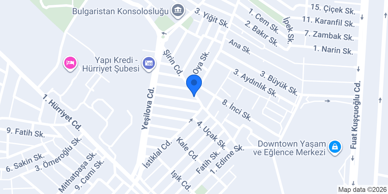 Mavi Köşe Gıda & Tekel konumu