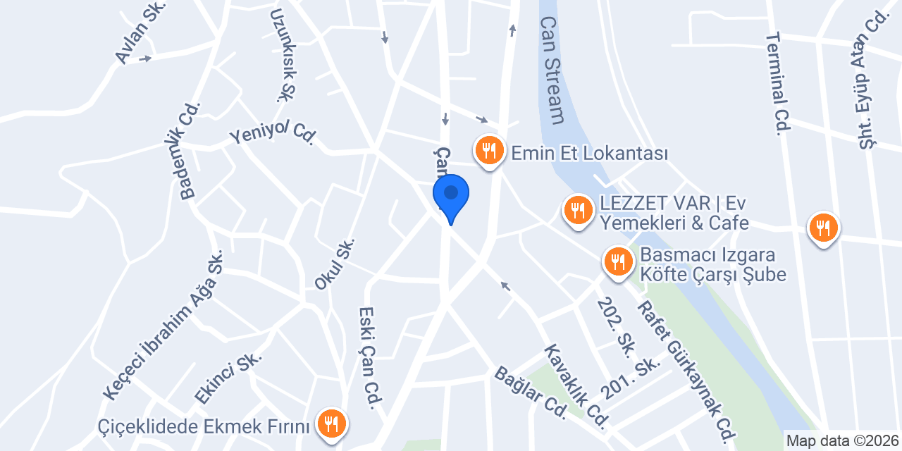 Ege Börekçilik konumu