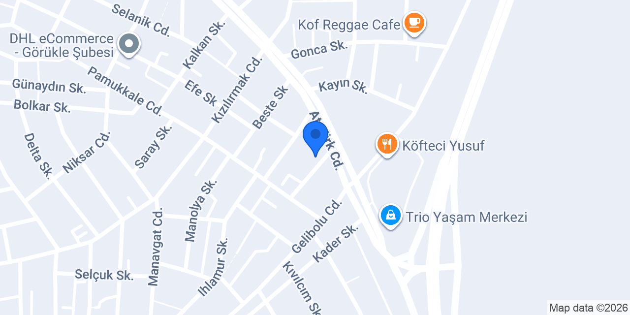 Ohannes Burger Bursa Görükle konumu