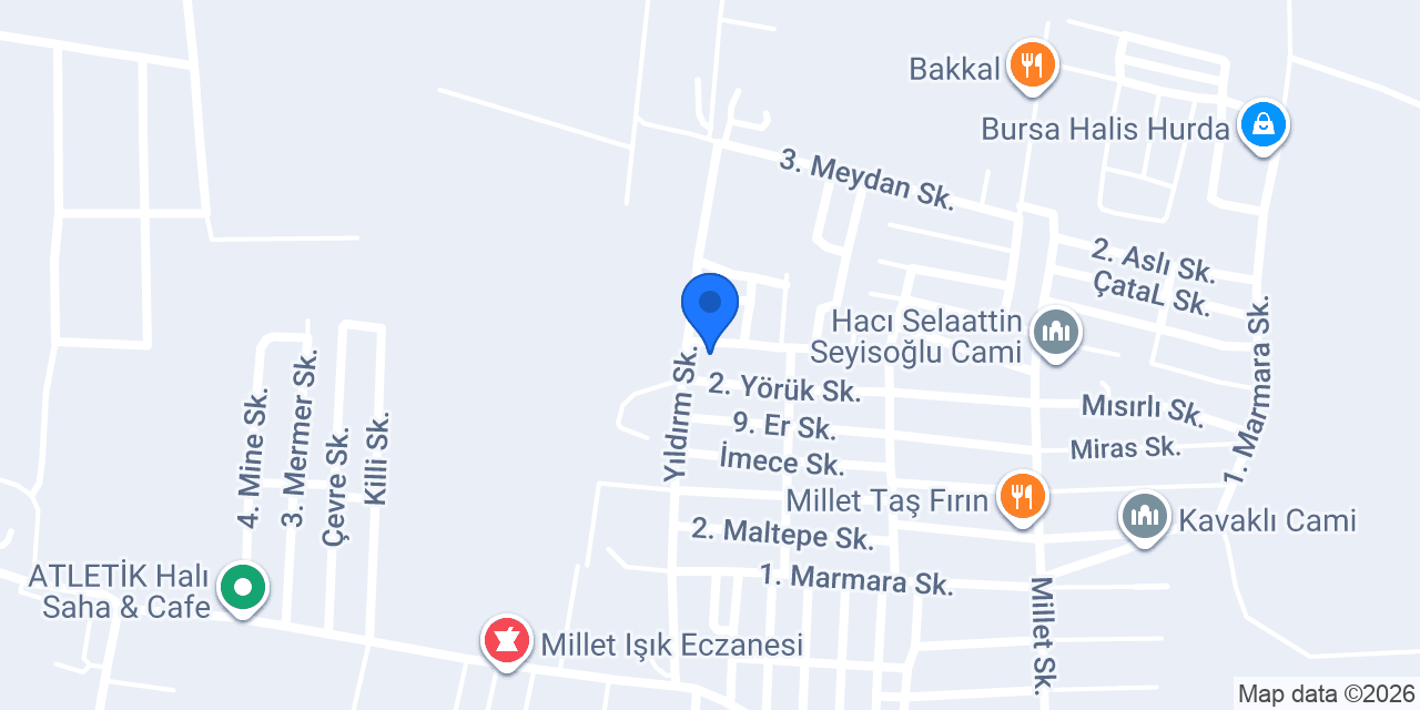 Kadıoğlu mermer konumu