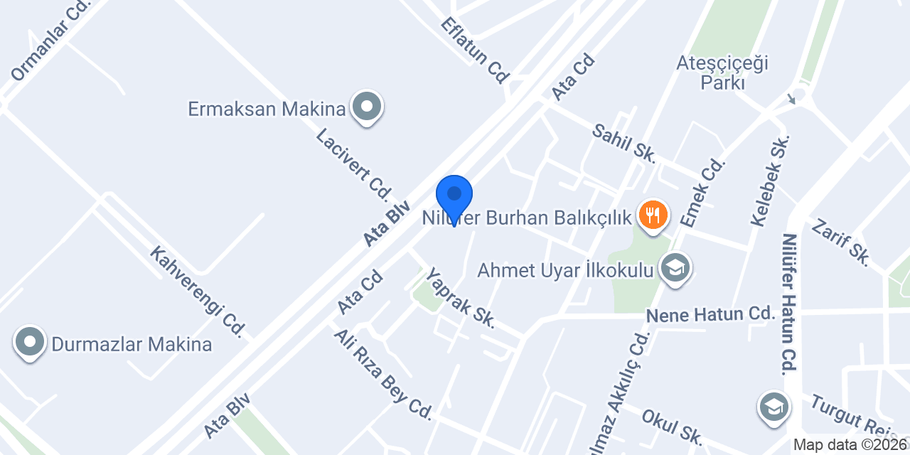 Porselenden Bursa konumu