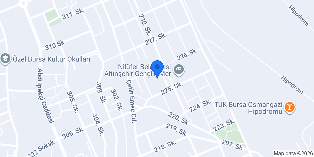 Nilespit Olgun Gençlik Merkezi konumu