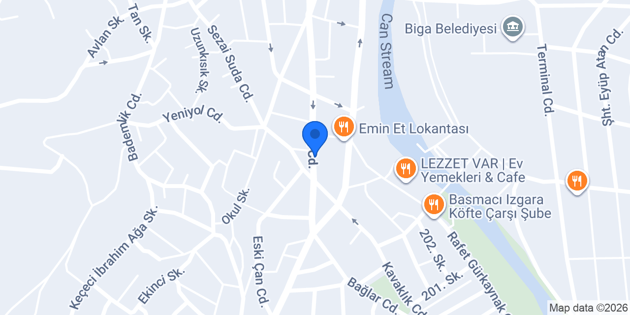 Dersin Et Pazarı konumu