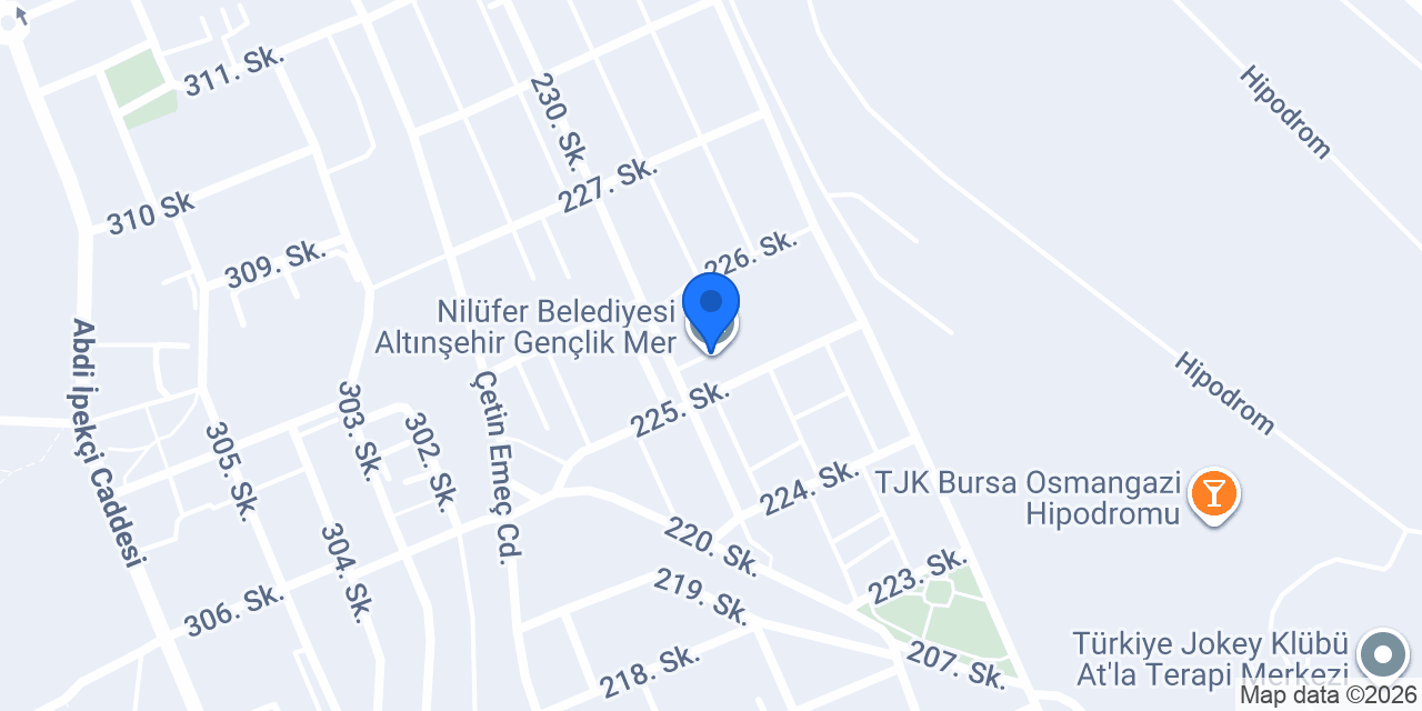 Altınşehir Gençlik Merkezi konumu