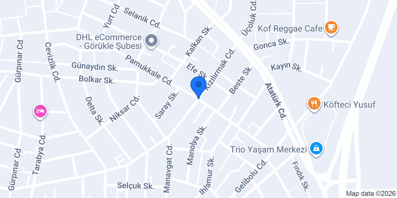 Kavala Hotel Bursa konumu