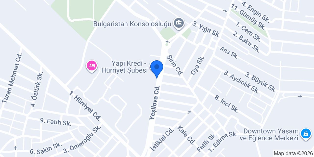 Seff köşe kafe konumu
