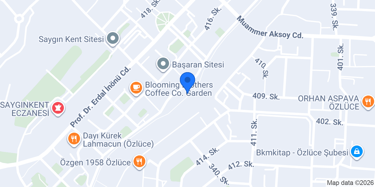 Palmiye Dondurma konumu